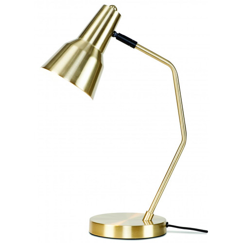 Lampe de Bureau Flexible Dorée VALENCIA - It s About Romi - Deco luminaire industriel