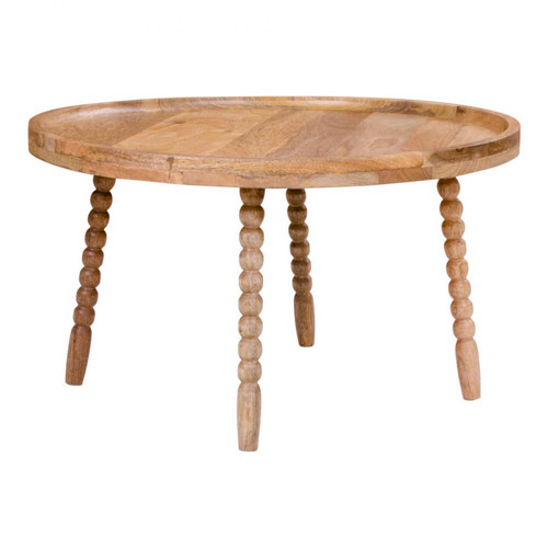 Table Basse Ronde en Bois BIRGIT - House Nordic - Table basse bois design