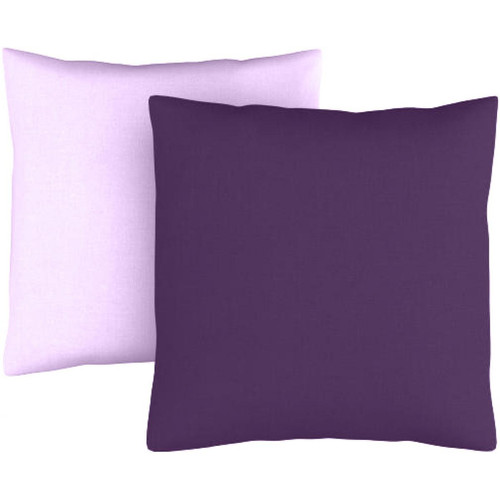 Taie d'oreiller coton bicolore TERTIO® - Violet - 3S. x Tertio (Nos Unis) - Taie d oreiller