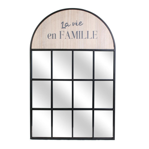 Miroir Dôme Bois et Métal - 3S. x Home - Miroir design