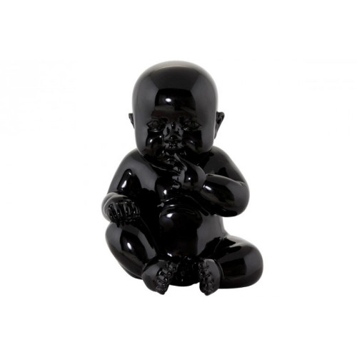 Statue Little Baby Noire - 3S. x Home - Statue resine design