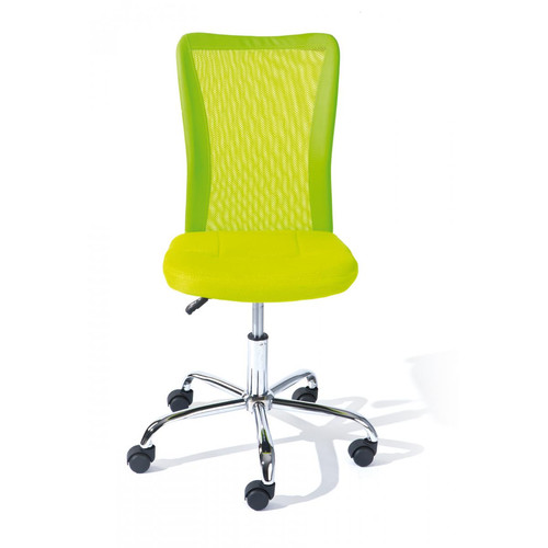 Chaise de bureau enfant à roulettes Vert TELUDO - 3S. x Home - Chaise de bureau