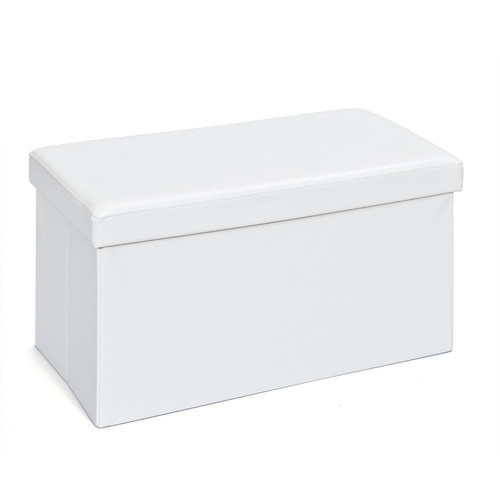 Boîte de rangement blanc pliable SETTO  3S. x Home  - Edition Contemporain Rangement Meubles