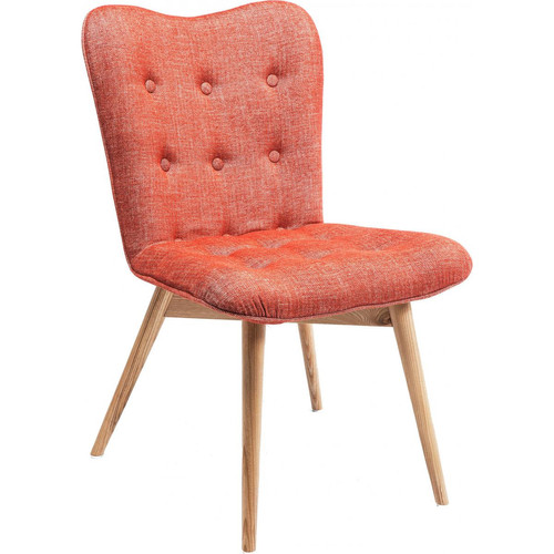 Chaise retro hêtre rouge - KARE DESIGN - Chaise kare design