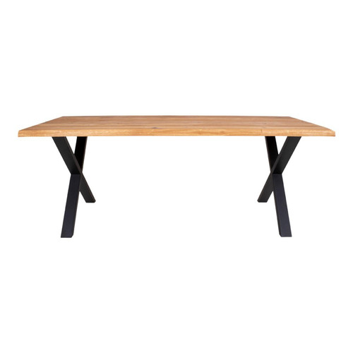 Table à Manger TOULON En Chêne Vernis 200x95xh76x4 cm - House Nordic - Table a manger bois design