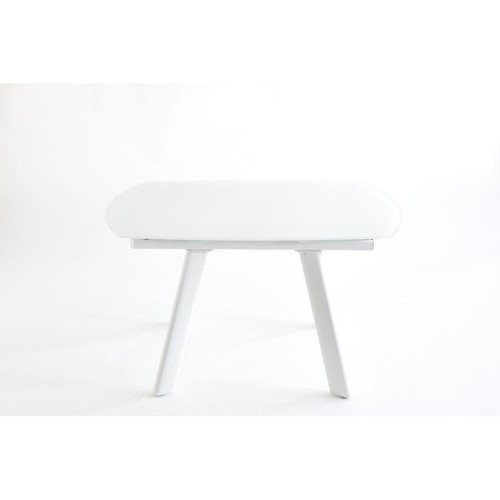 Table de repas en Métal Blanc 75 X 90 X 130 cm SPID - 3S. x Home - Table a manger blanche