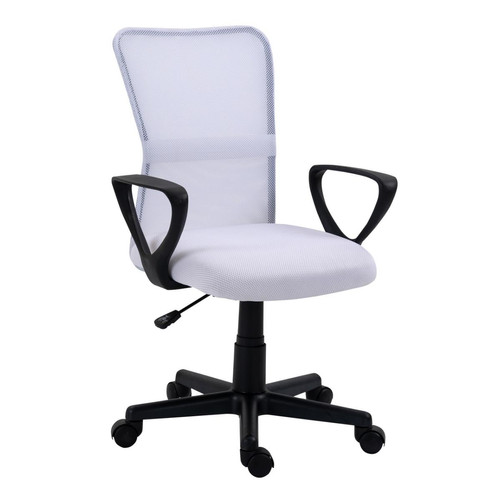 Chaise de bureau ergonomique réglable Blanc STACY - 3S. x Home - Chaise de bureau