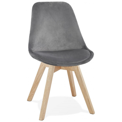 Chaise Gris PHIL - 3S. x Home - Chaises Scandinave