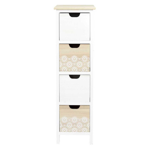 Chiffonnier 4 Tiroirs CHIC - 3S. x Home - Commode blanche design