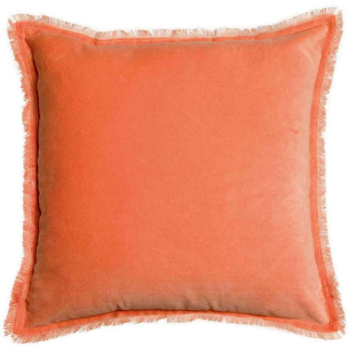 Coussin Orange Uni en Coton 30 x 50 cm Fara