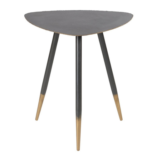 Table Basse 50cm en Métal Noir et Doré EDNA - 3S. x Home - Tables basses scandinaves