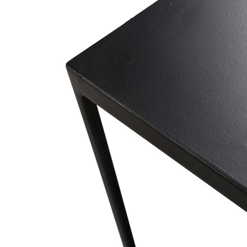 Table Basse Carré Métal Noir EXPO - 3S. x Home - Table basse noir design