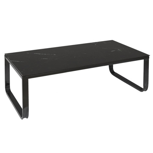 Table Basse En Verre Marble Noir 3S. x Home  - Edition Contemporain Salon