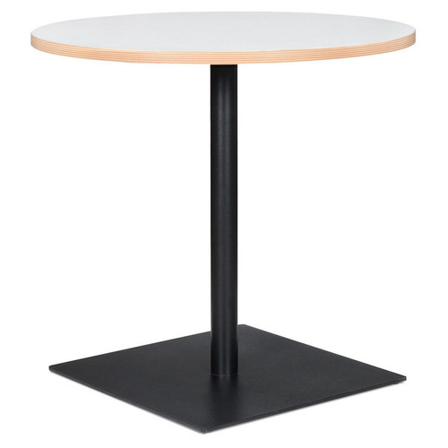 Table De Salle à Manger Ronde Design BABA Blanche  - 3S. x Home - Table en bois design