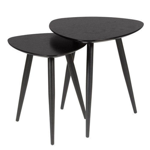 Tables d'Appoint Gigognes Noir NEO - 3S. x Home - Table d appoint noire