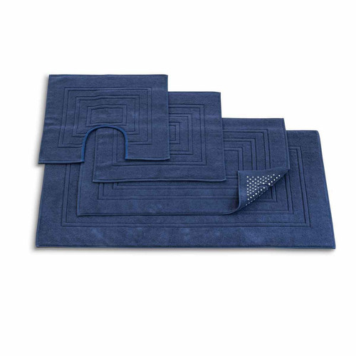 Tapis De Bain Antidérapant HOUSTON Bleu 1200 g/sm - Cogal - Cogal  meuble & déco
