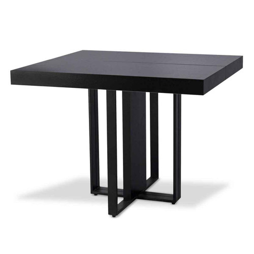 Table Extensible TERESA Noir Pieds Noir - 3S. x Home - Table console noire
