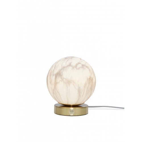 Lampe de Table en Verre CARRARA Effet Marbre - It s About Romi - Lampe a poser design