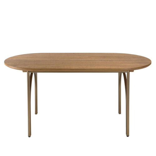 Table à manger YSEULT bois Peuplier 160x80cm - Macabane - Table industrielle