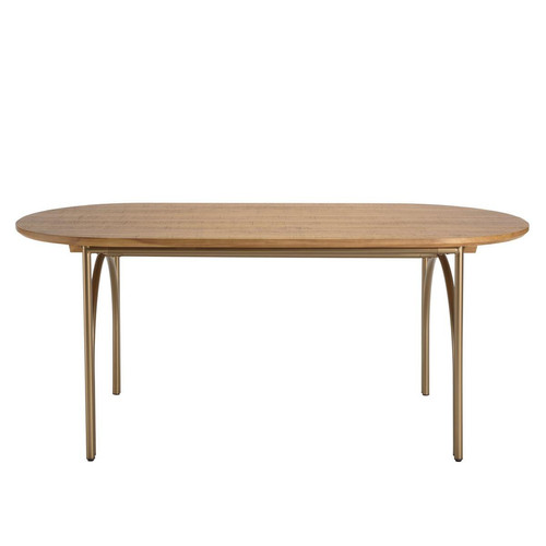 Table à manger YSEULT bois Peuplier 180x90cm - Macabane - Table industrielle